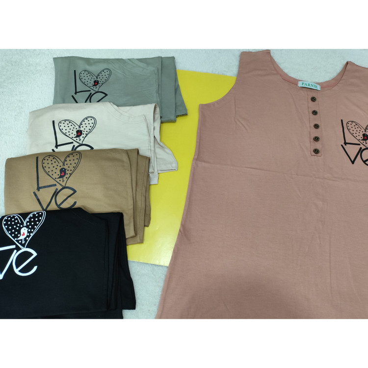 خرید تاپ حلقه زنانه قواره بزرگ جنس نخ پنبه