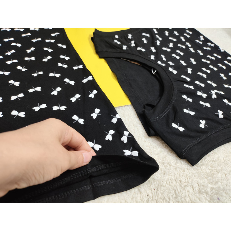 تاپ حلقه زنانه یقه گرد مشکی طرح پاپیون