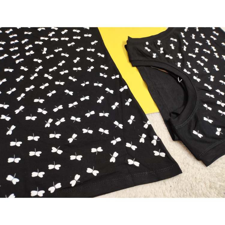 خرید تاپ حلقه زنانه مشکی طرح پاپیون