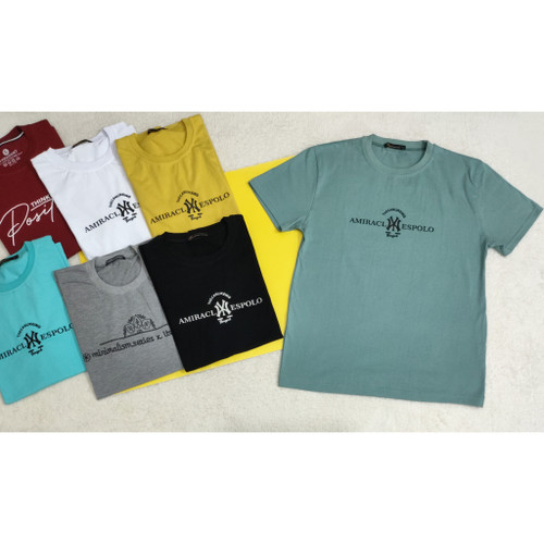 تیشرت پسرانه قواره دار نخپنبه فری سایز طرح ساده