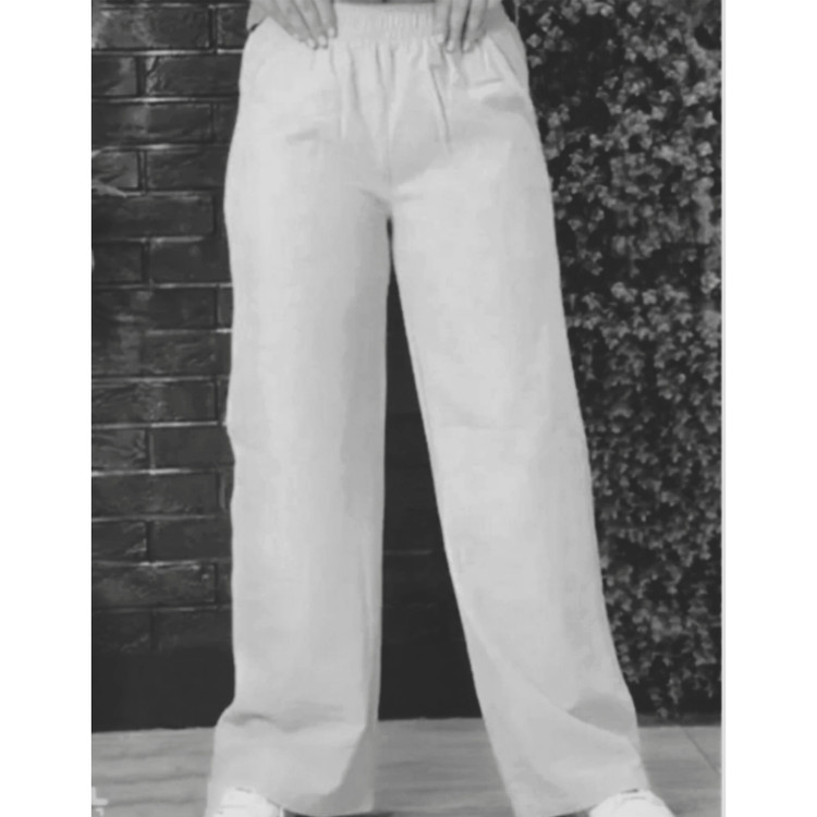 شلوار زنانه الیاف کنفی فری سایز