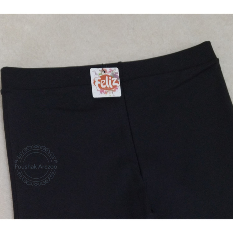 شلوار ساپورتی براق زنانه رنگ مشکی