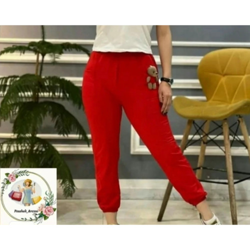 شلوار راحتی دخترانه پشت دورس قد 95