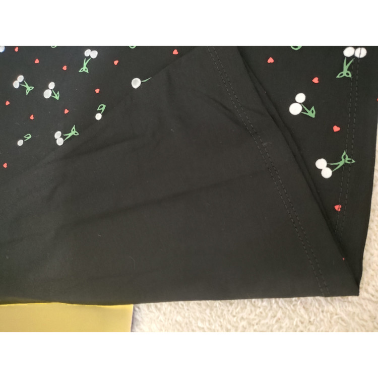 تاپ حلقه زنانه رنگ مشکی طرحدار