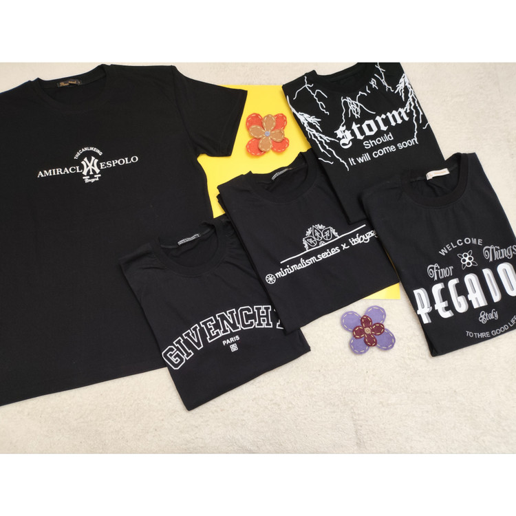 تیشرت پسرانه رنگ مشکی سایز 70 زیر مردانه جنس نخ پنبه