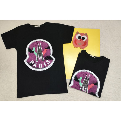 تیشرت لانگ دخترانه رنگ مشکی