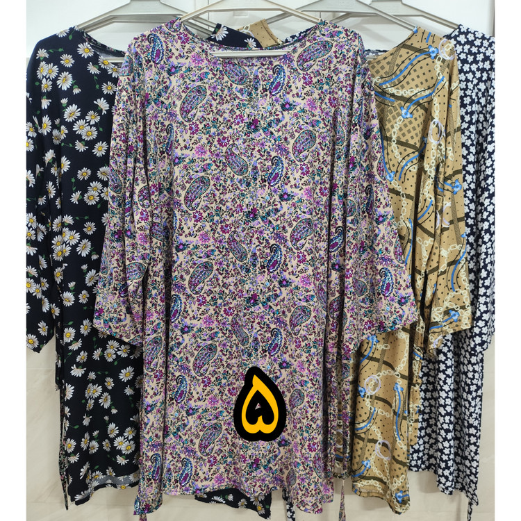 خرید تیشرت زنانه جنس نخی سایز خیلی خیلی بزرگ