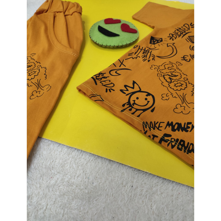 تیشرت شلوارک نخپنبه تابستانه پسرانه