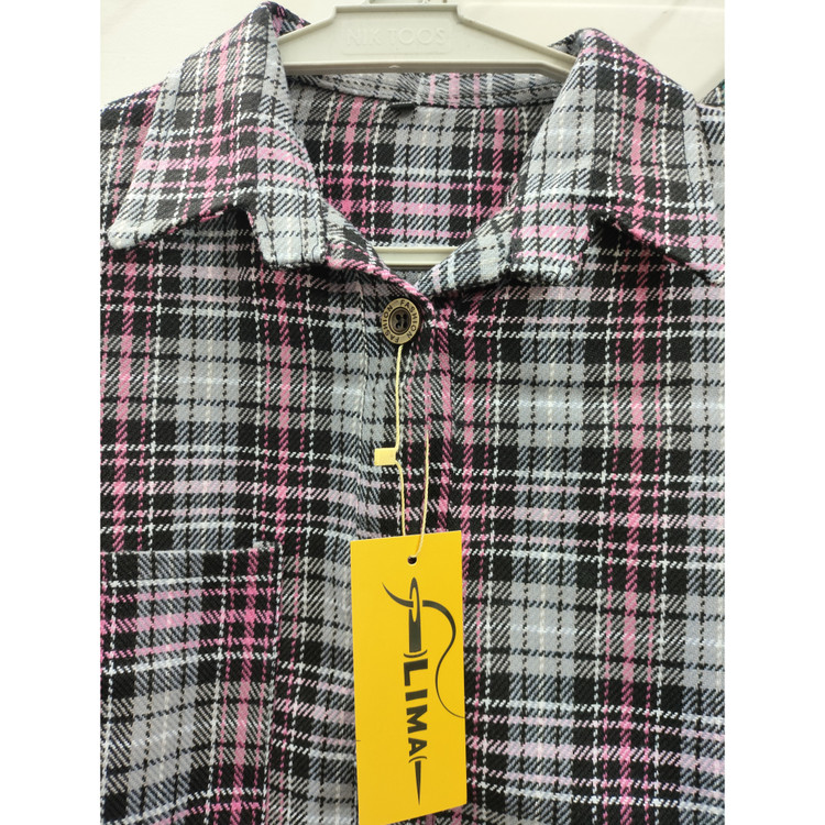 خرید مانتو جیبدار کشمیر زمستانی زنانه