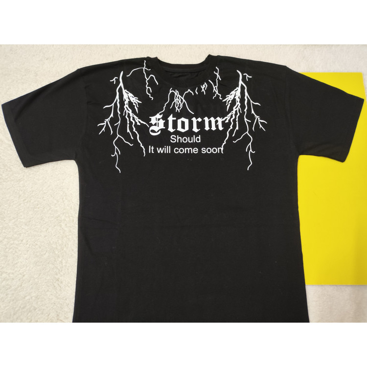 خرید تیشرت پسرانه مشکی نخ پنبه طرح اسپورت