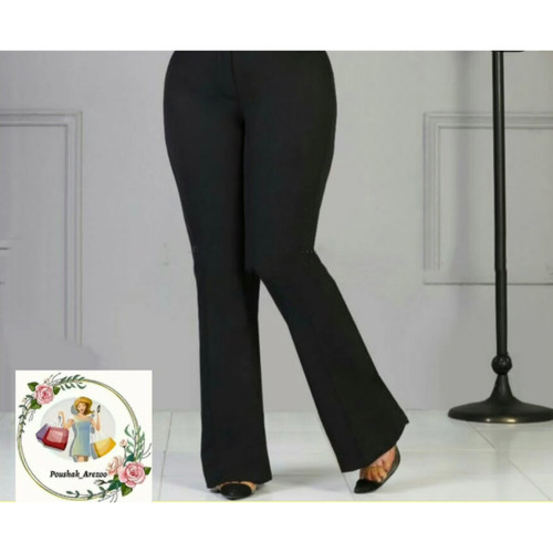 شلوار زنانه مازراتی مدل دمپا کمر زیپ خور