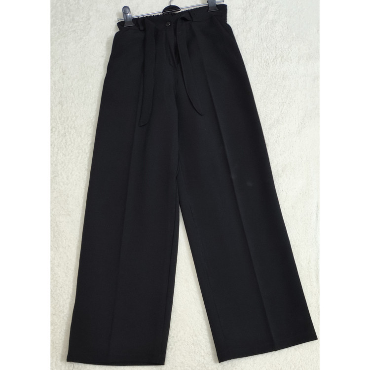 شلوار مشکی زنانه زیپدار