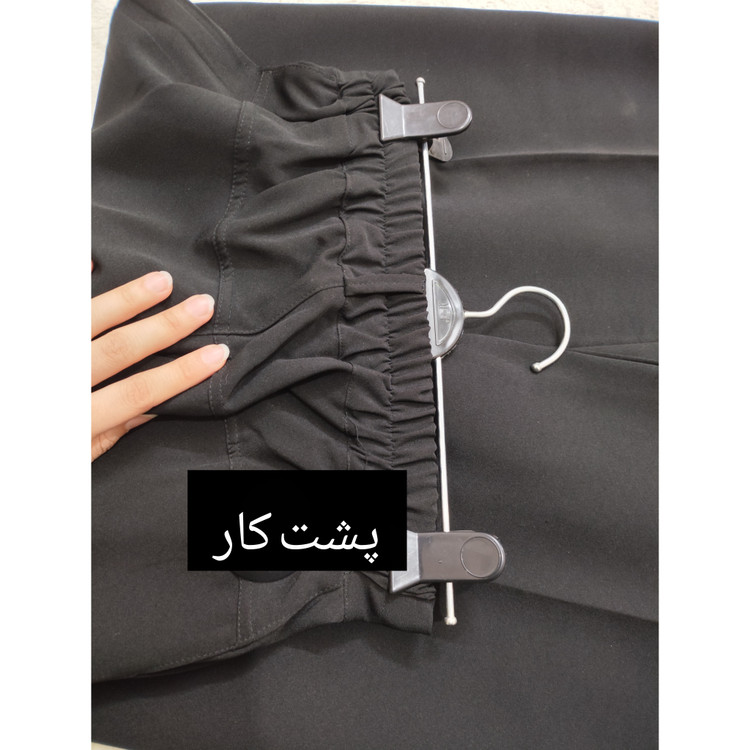 شلوار مازراتی مشکی ساده زنانه