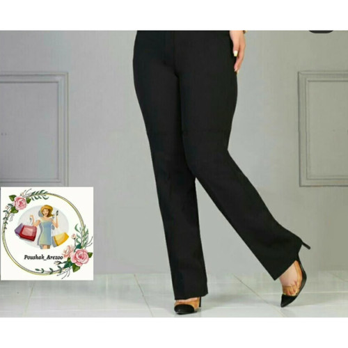 شلوار مجلسی راسته زنانه کمر کشی جنس کرپ کشی ترک