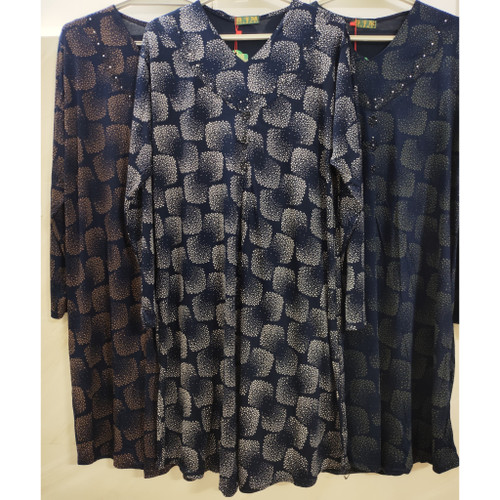 تونیک زنانه نخ پنبه قواره بزرگ