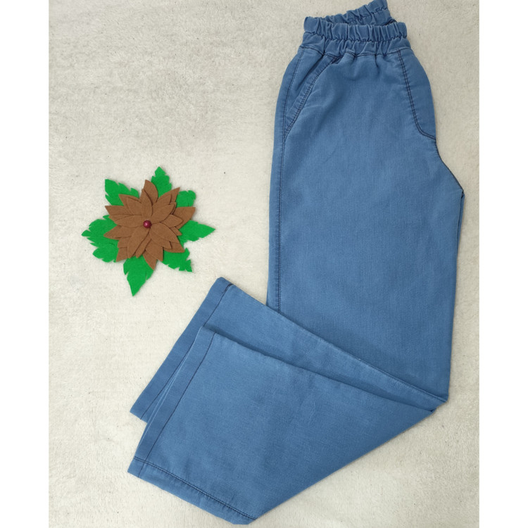 شلوار لی نیل نیم بگ