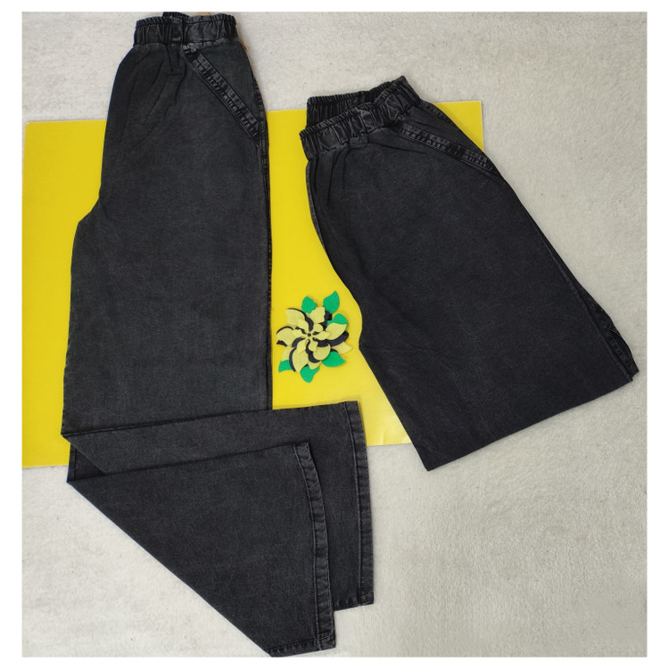 شلوار لی کاغذی بگ زنانه