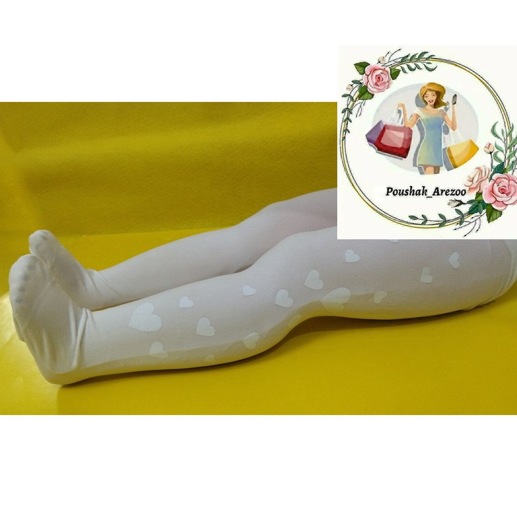 خرید جوراب شلواری تابستانی سفید دخترانه