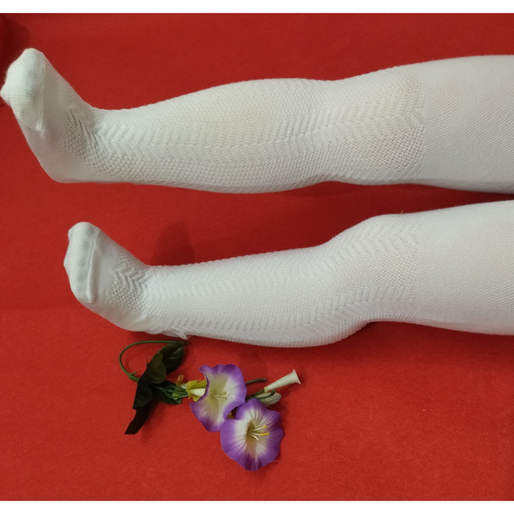 جوراب شلواری دخترانه رنگ سفید