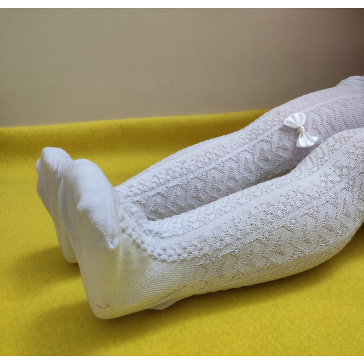 خرید جوراب شلواری سفید دخترانه