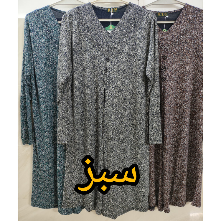 تونیک زنانه آستین بلند جنس نخ پنبه