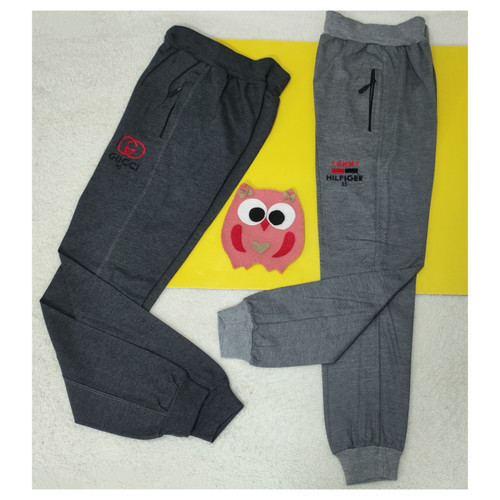 شلوار پسرانه راحتی کمرکش دمپا مچ جیب دار