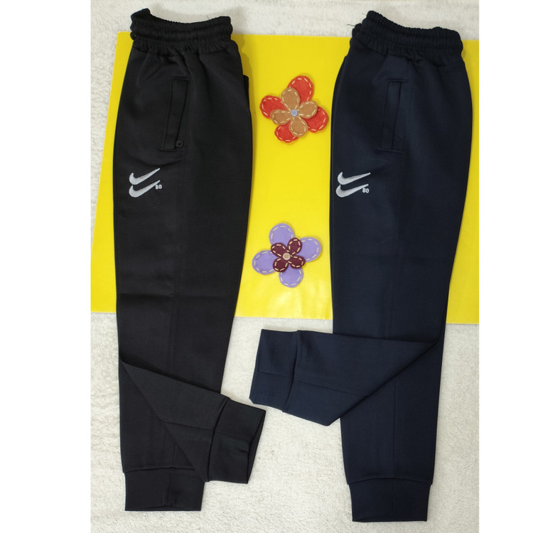 شلوار پسرانه کمرکش دمپا مچ جیب دار جنس غواصی