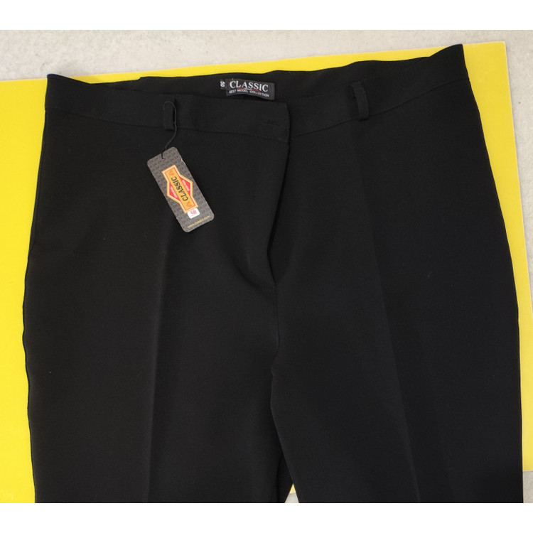 شلوار زنانه مجلسی کرپ مازراتی مشکی