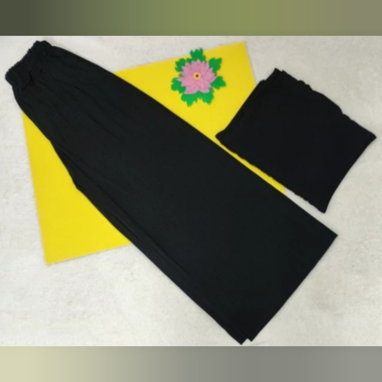 شلوار زنانه پلیسه دامنی ریون فول کش