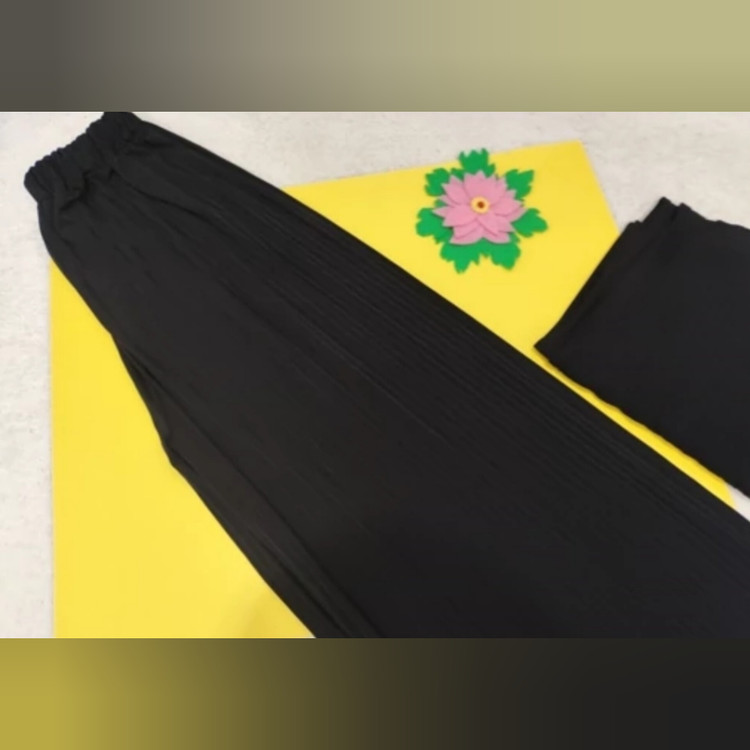 شلوار زنانه پلیسه دامنی ریون