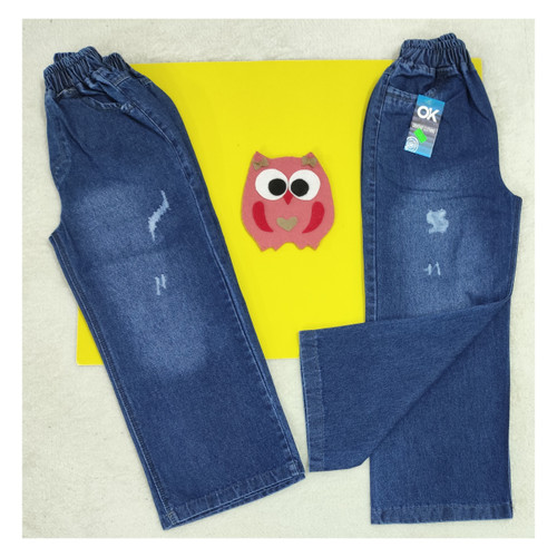 شلوار لی بگ کمرکش اسپورت (دخترانه و پسرانه)