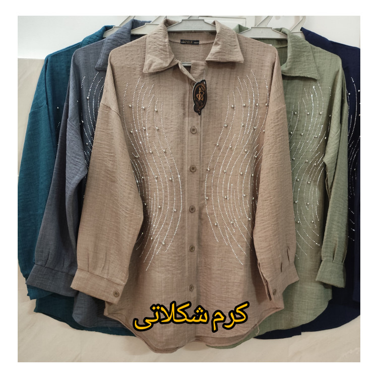 مانتو زنانه مدل کیمینو نگینی