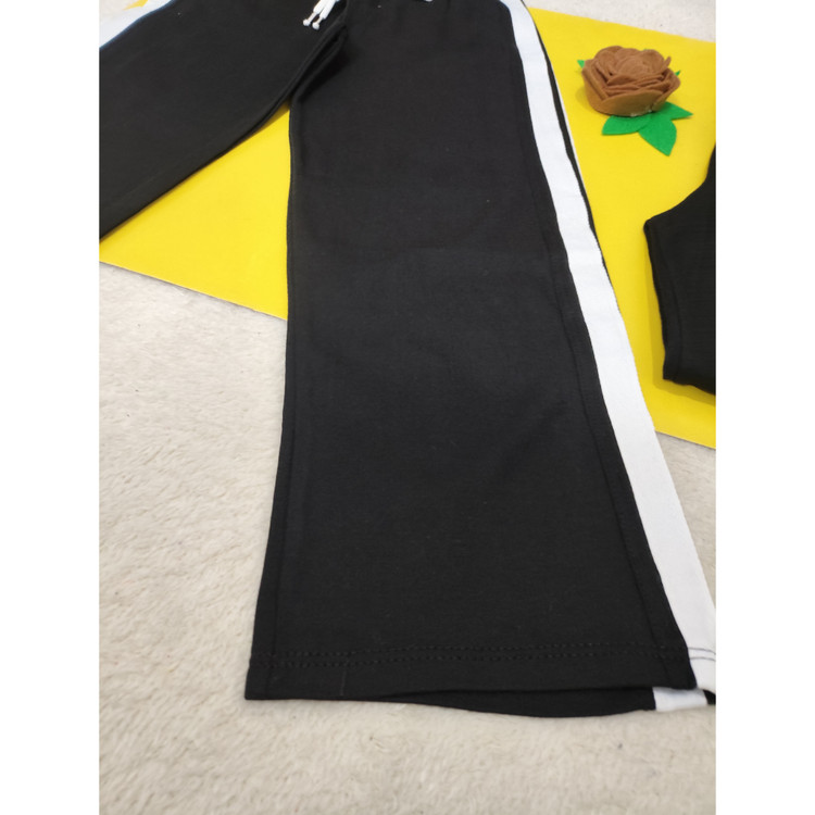 شلوار اسپورت (دخترانه و پسرانه) قد 95 رنگ مشکی