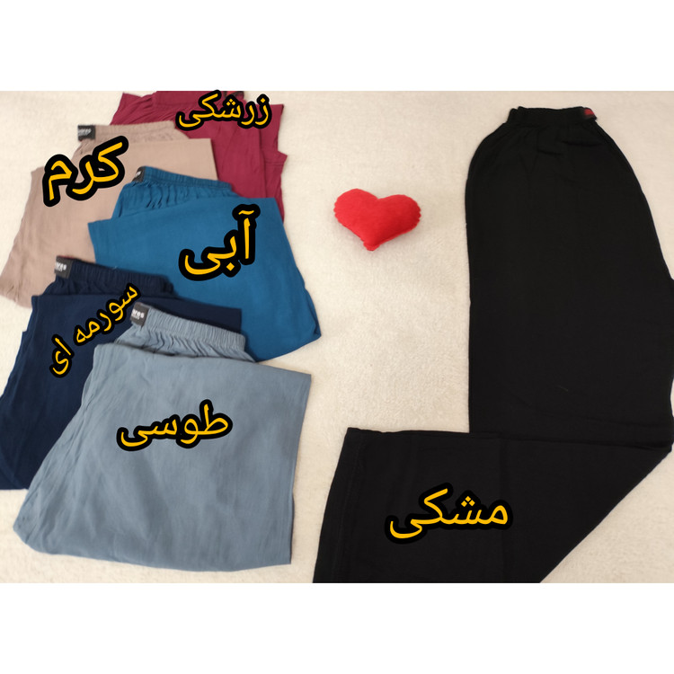 شلوار زنانه نخی کمرکش