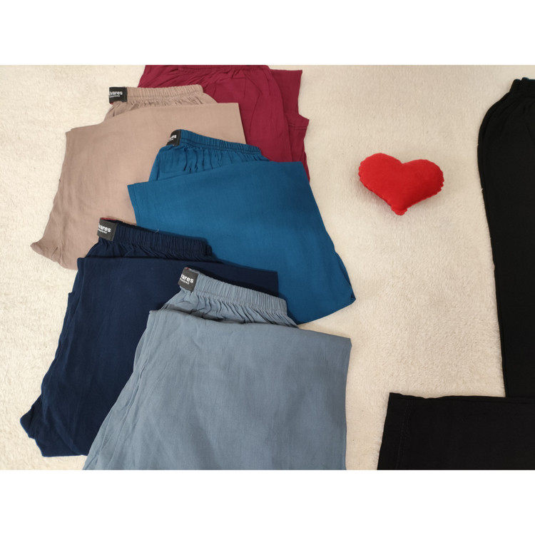 شلوار زنانه نخی قواره آزاد