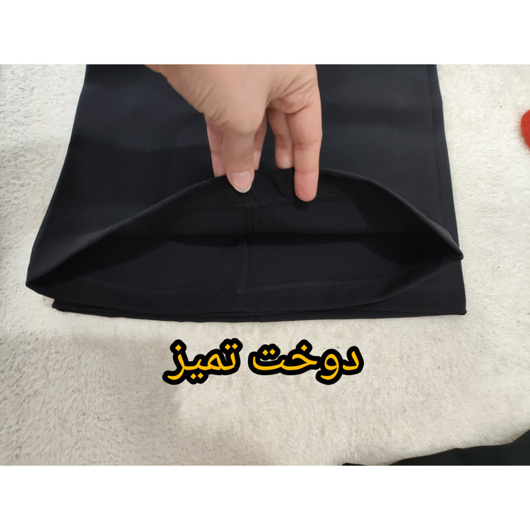 شلوار زنانه مشکی مازراتی دمپا