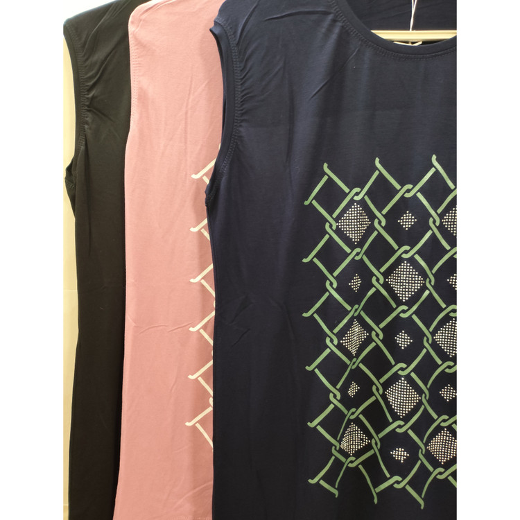 تاپ زنانه آستین حلقه ای یقه گرد