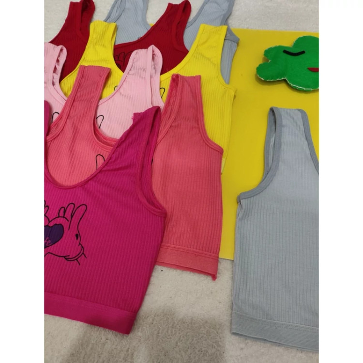 نیم تنه دخترانه جنس نخ پنبه