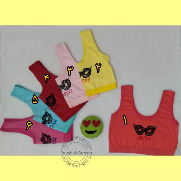 نیمتنه دخترانه طرح پروانه