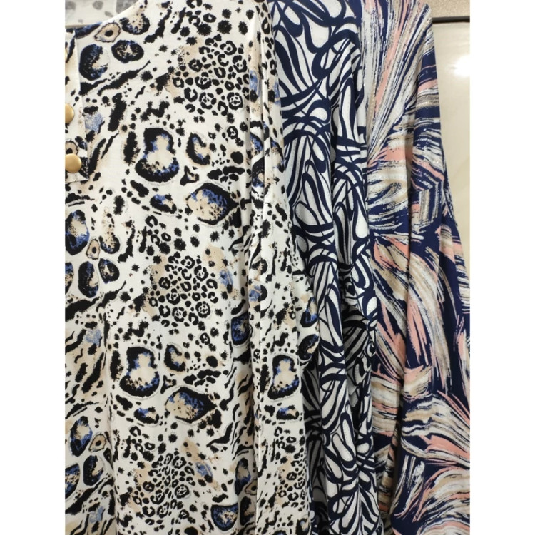 تونیک طرحدار نخپنبه سایز بزرگ زنانه لمه کوب ارزان