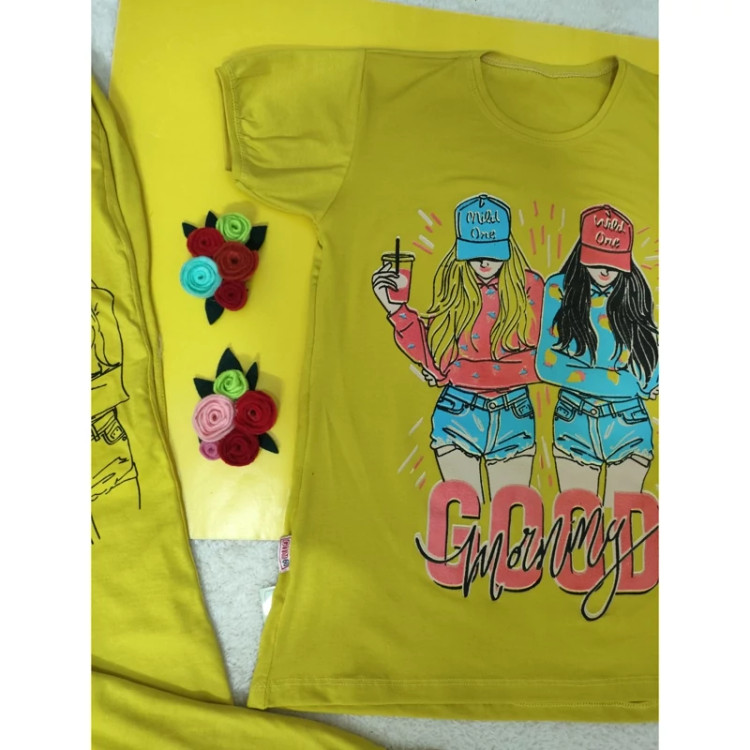 تیشرت شلوار ست دخترانه