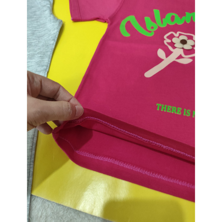 ست تیشرت و شلوار دخترانه مدل شلوار بگ