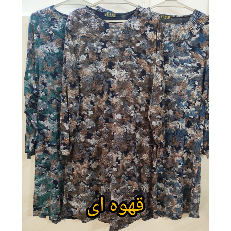 تونیک طرحدار زنانه آستین بلند