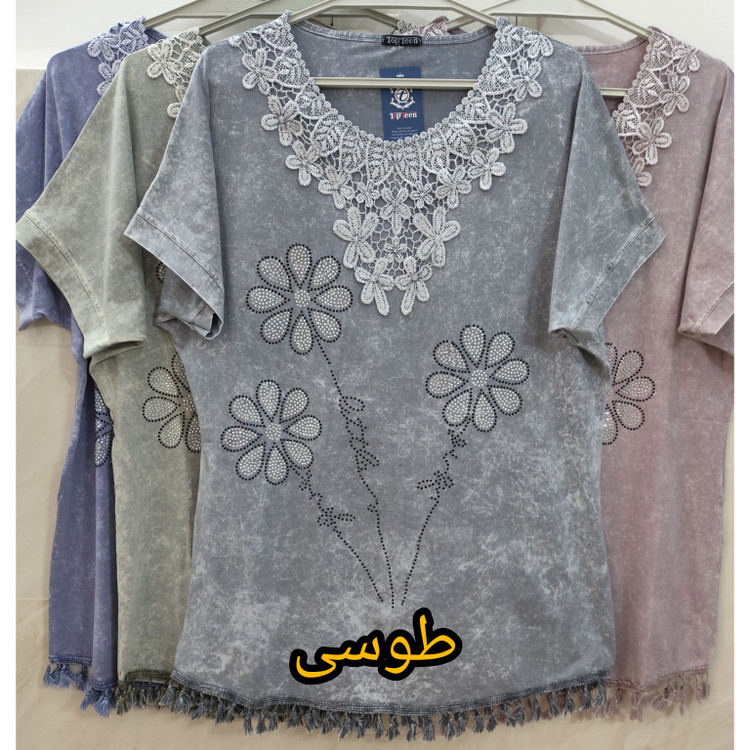 تیشرت زنانه مجلسی سنگشور