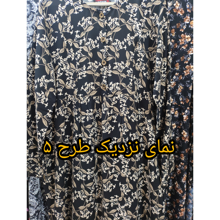 پیراهن ساحلی زنانه نخی تابستانی آستین بلند