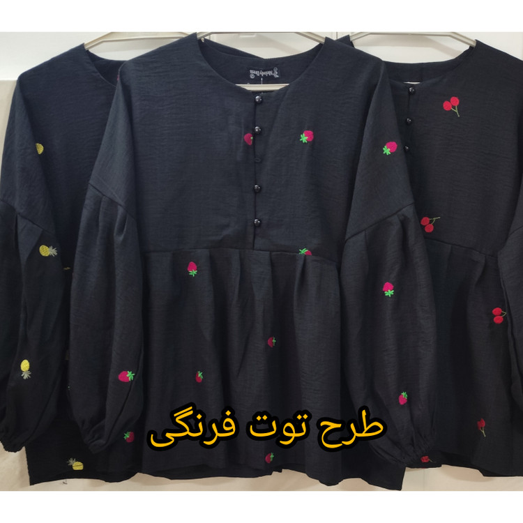 مانتو شومیزی دخترانه آستین بلند