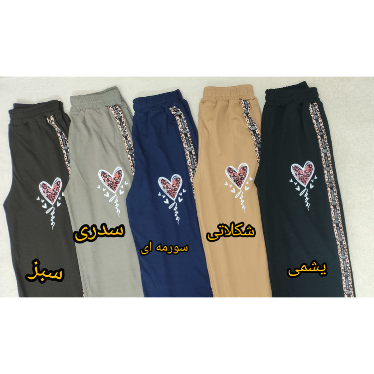 شلوار بگ زنانه کبریتی کمرکش فری سایز